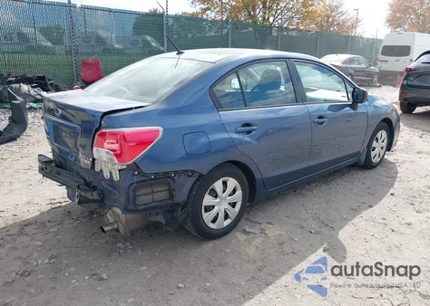 2012 Subaru Impreza 2.0I from USA, damaged, VIN JF1GJAA69CH005956